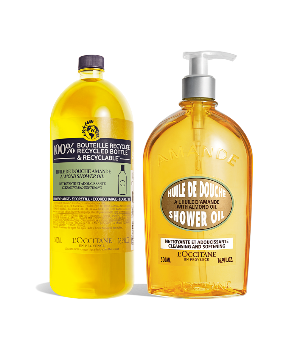 Almond Shower Oil Refill Duo